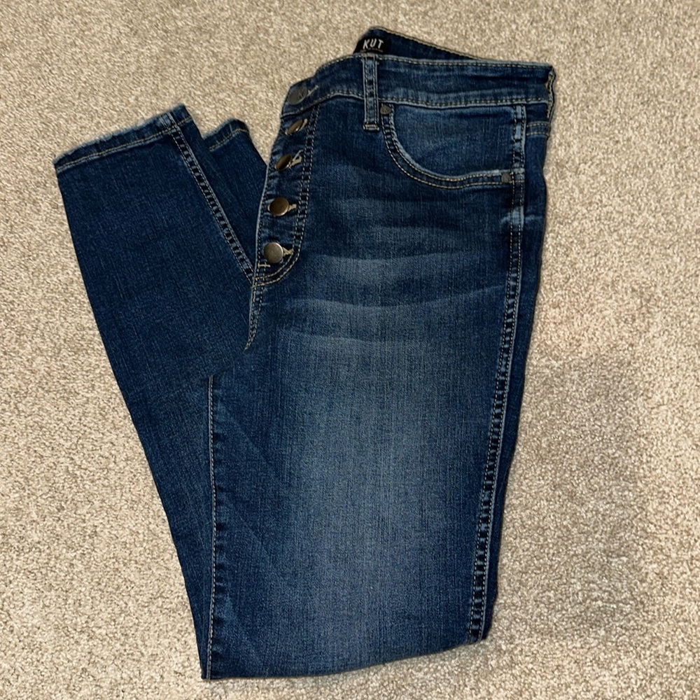 Kut from the Kloth high-rise skinny button fly